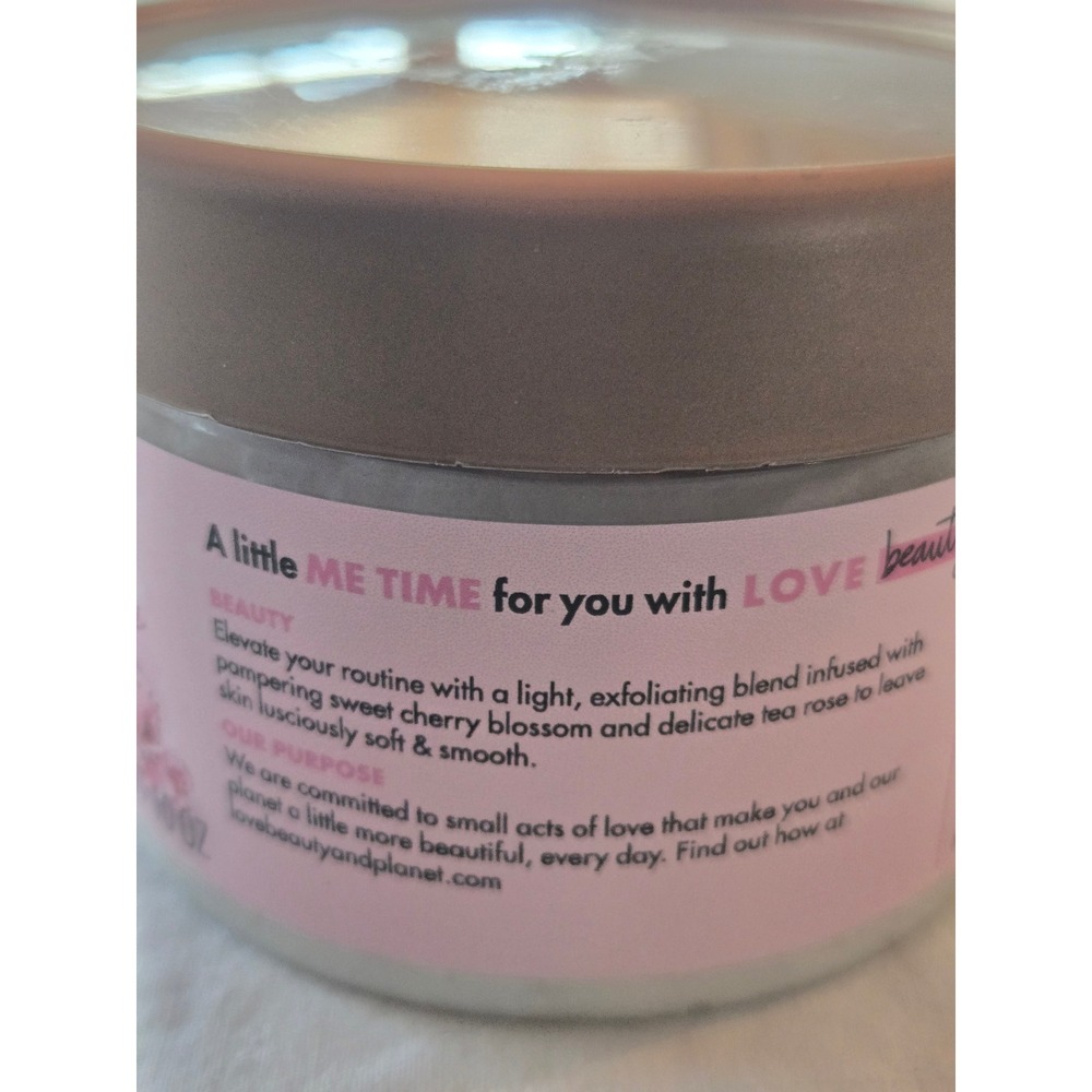 Beloved Cherry Blossom Tea Rose Whipped Body Scrub with Essential Oils - Picture 5 of 6